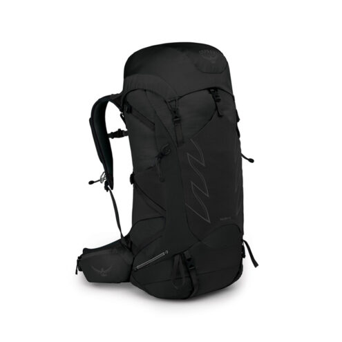 Bekväm rygggsäck från Osprey Talon 44 i svart.