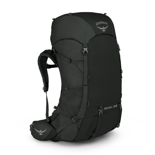 Modern ryggsäck från Osprey Rook i svart på 65 liter.