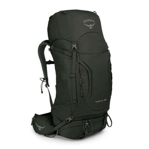 Stor grön ryggsäck för vandring från Osprey Kestrel 58 liter.