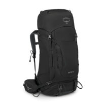 Rymlig ryggsäck från osprey kyte 58 passar för vandring färgen svart.