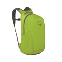 Bekväm ryggsäck Osprey Ultralight Stuff Pack i färgen Limon.