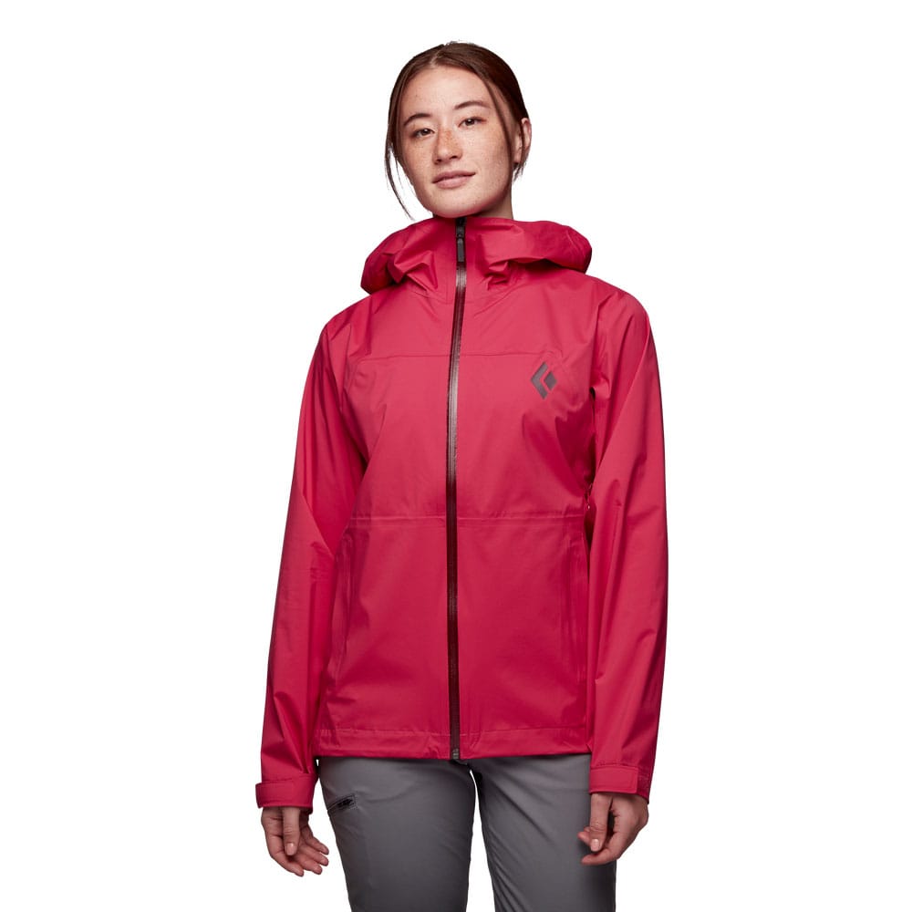 Black Diamond Stormline Stretch Rain Shell skaljacka (dam) – Pomegranate – XXS