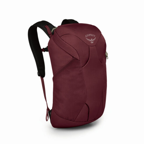 Osprey Farpoint / Fairview Daypack – lätt dagsryggsäck 15 L röd