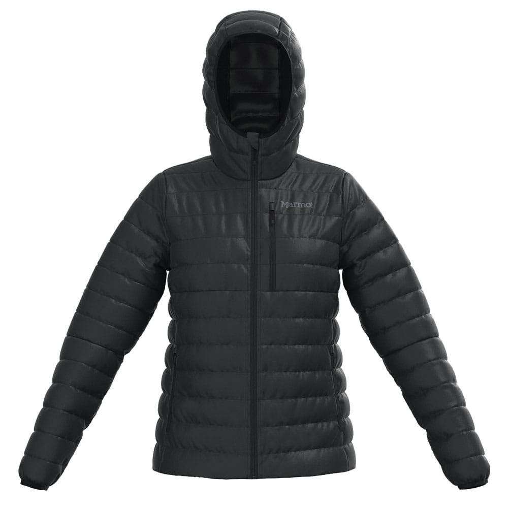 Marmot Highlander Hoody dunjacka (dam) – Black – L