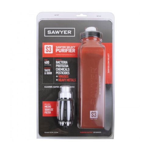 Effektivt vattenfilter från Sawyer S3.