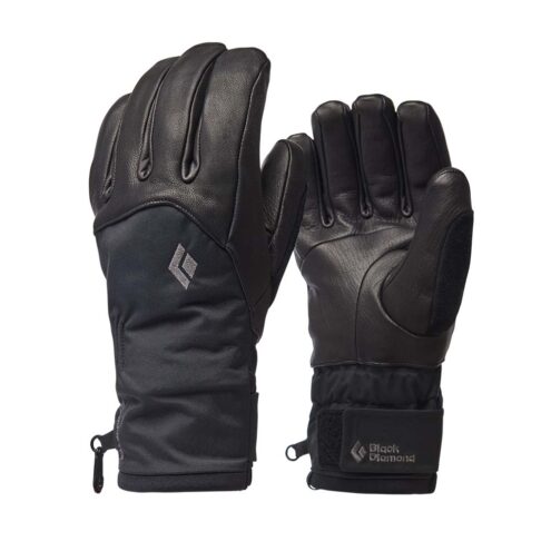 Vantar Legend Gloves från Black Diamond i färgen svart.