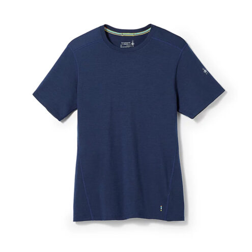 Blå t-shirt från Smartwool MS150 Tee Slim för herr.