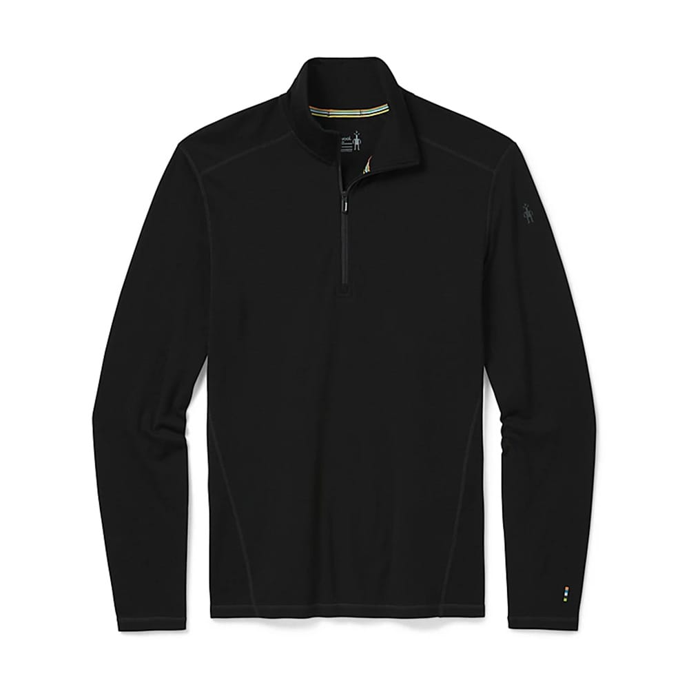 Smartwool Merino 250 Base Layer 1/4 Zip (herr) – Black – XXL