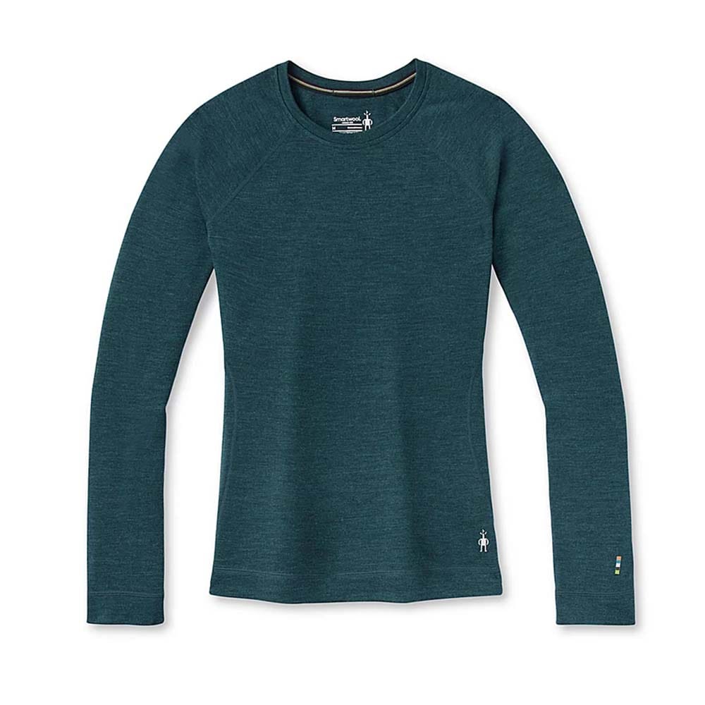 Smartwool Merino 250 Base Layer Crew (dam) – Twilight Blue Heather – M