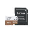 LEXAR SDXC minneskort med 128 GB lagringskapacitet och professional 667X micro SD-kort.1