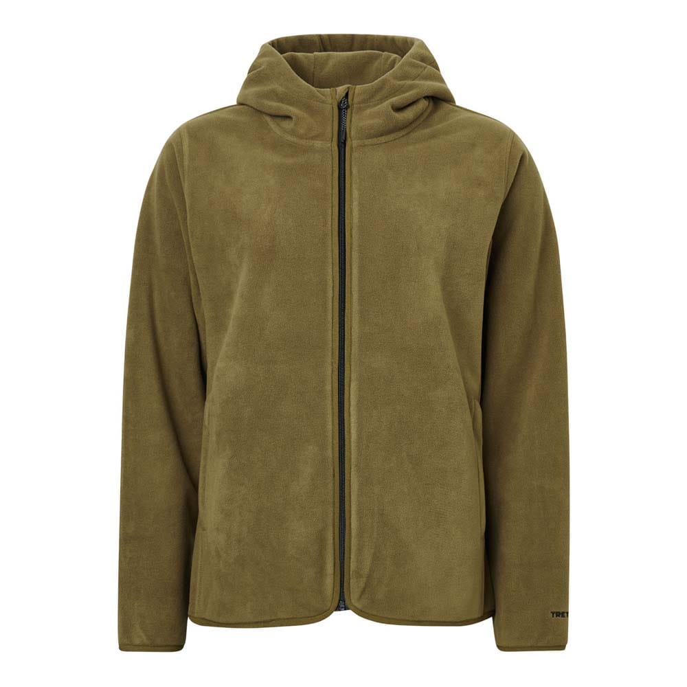 Tretorn Tech Fleece Hood fleecejacka (dam) – Dark Olive – M