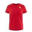 T-shirt från Klättermusen Runa Commitment i färgen röd.