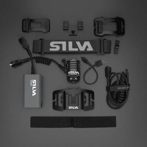 Överblick på medföljande tillbehöv vid köp av Silva Exceed 4X.