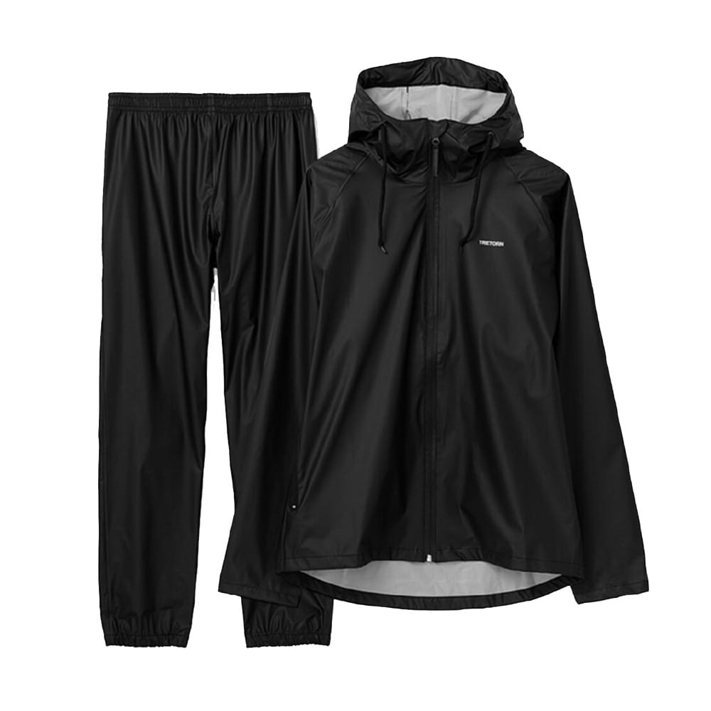 Tretorn Packable Rainset regnjacka och regnbyxor – Black – L