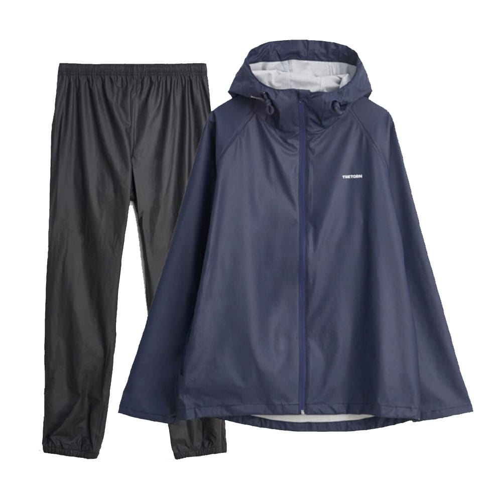 Tretorn Packable Rainset regnjacka och regnbyxor – Navy – L