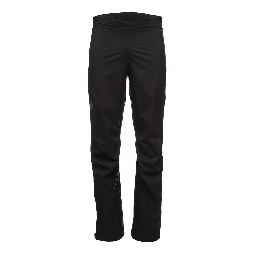 Black Diamond Stormline Stretch Full Zip Rain Pants (herr) – Black – M Long