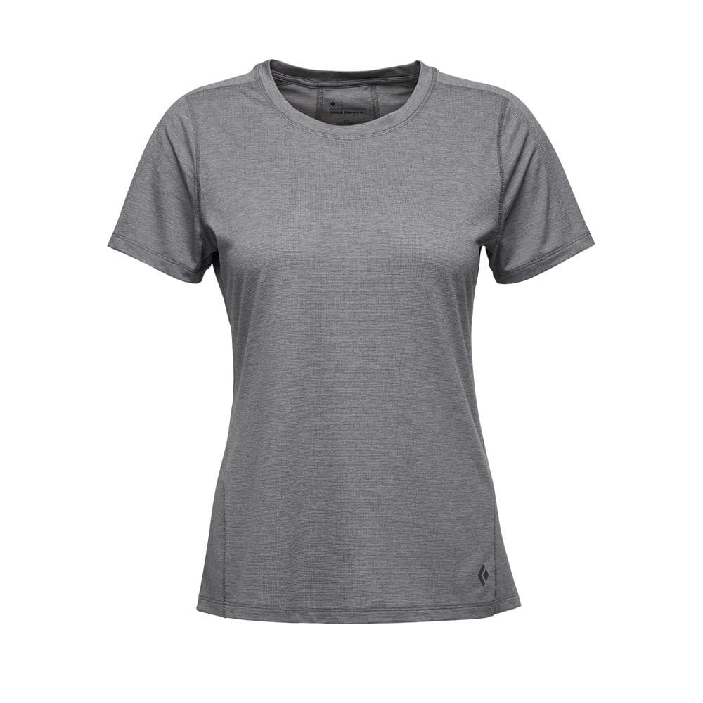 Black Diamond Lightwire Tech Tee T-shirt (dam) – Steel Grey – XS