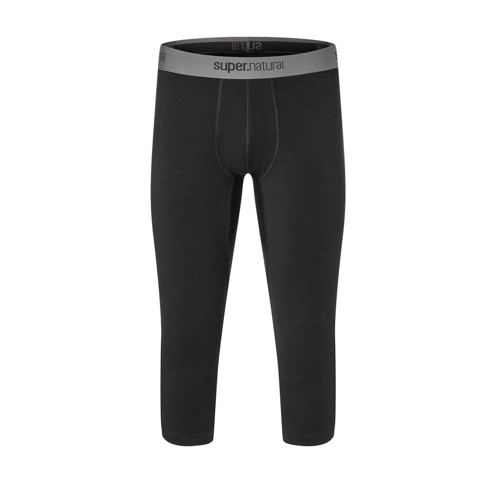 super.natural Base 3/4 Tight 230 – byxa underställ (herr) – Jet Black – L