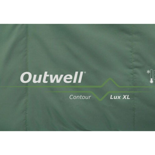 Logga på Outwell Contour Lux XL Green campingsovsäck