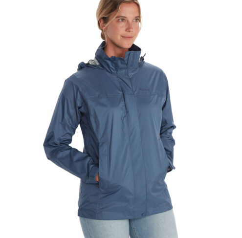 Women's PreCip® Eco Jacket på modell framifrån