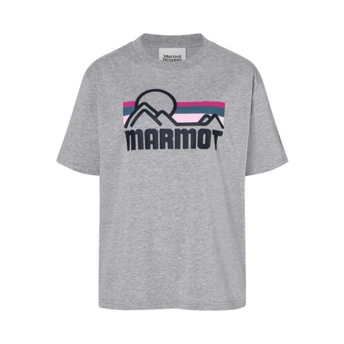 Marmot Women's Coastal Tee T-shirt framsida grå