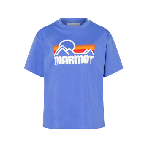 Marmot Women's Coastal Tee T-shirt framsida blå