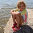 Reima Ratas bekväma sandaler (barn) på modell på klippor