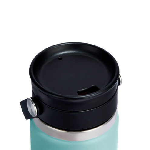 Närbild på lock av Hydro Flask Coffee Flex Sip termos (kaffe] 12oz / 354 ml.