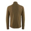 Baksidan av Klättermusen Huge Half Zip Sweater tröja i färgen olive