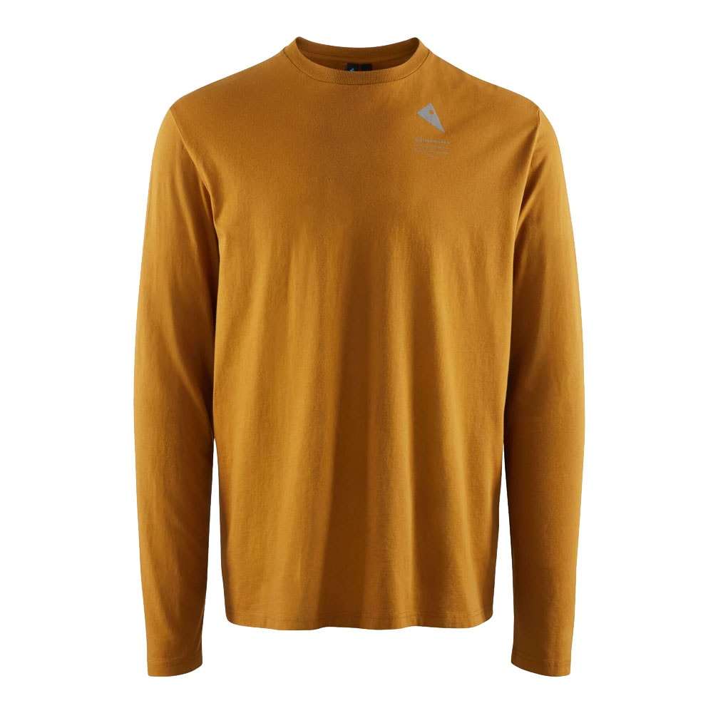 Klättermusen Runa Maker LS Tee långärmad T-shirt i färgen Mustard