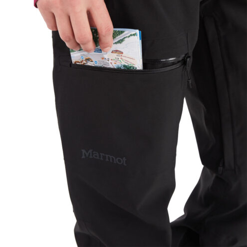 En smidig ficka på Marmot Refuge Pants skidbyxor (dam)