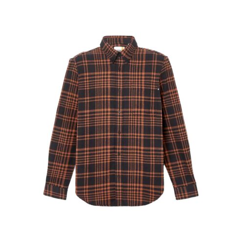 en skön och snygg Timberland Heavy flannel check skjorta (herr) i färgen black