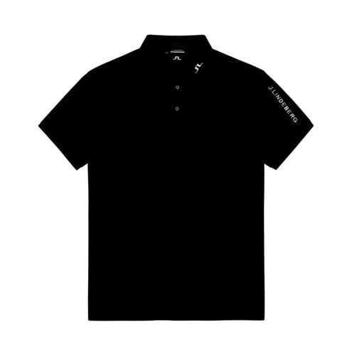 J.Lindeberg Tour Tech Regular Fit Golf Polo pikétröja (herr) i färgen black