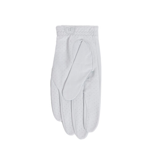 Baksida av J.Lindeberg Ron Leather Golf Glove A golfhandskar (herr) på en vit handske