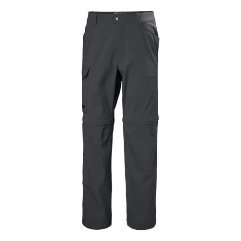Helly Hansen Elv Light Zip Off vandringsbyxor och shorts (herr) i en grå färg