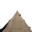 Toppen av Rymligt och glampinganpassade Easy Camp Moonlight Spire Tipi-tält för 4 personer