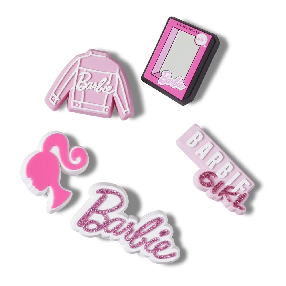 Crocs Barbie Jibbitz™ 5-pack i rosa färger