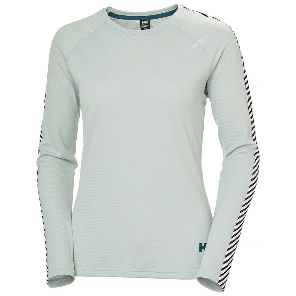 Helly Hansen Lifa Active Stripe Crew (dam) – Green mist – M