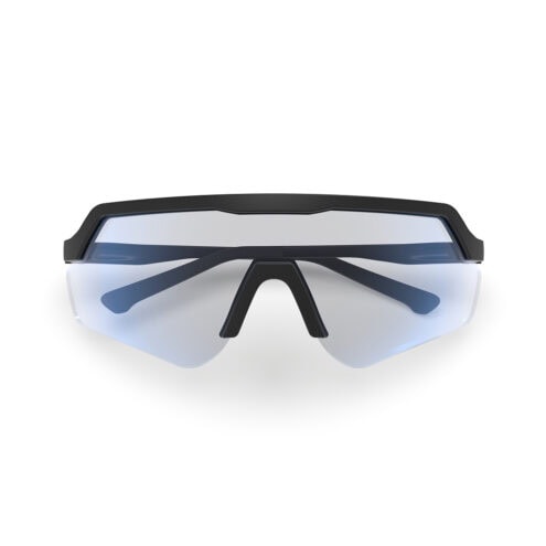 Spektrum Blankster sportglasögon med Photochromic Blue Revo ihopfälld