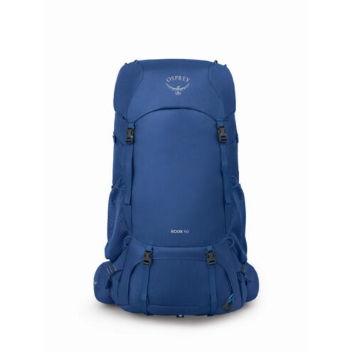 Osprey Rook 50L vandringsryggsäck (herr) i färgen AstrologyBlueBlueFlame