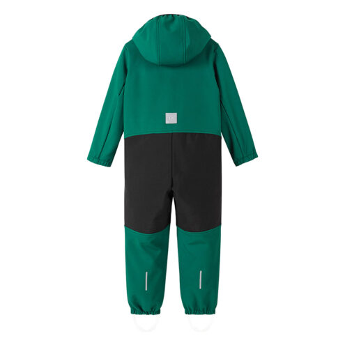 Reima Softshell Overall Nurmes för barn i färgen deeper green