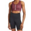 Framsida av Röhnisch Essential Zip Sportsbra sport bh (dam) på en modell