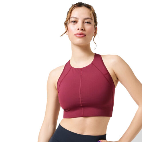 Casall Iconic Wool Lined Sports Bra sport bh (dam) på en modell