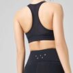 Baksida rygg av en svart Casall Iconic Sports Bra sport bh (dam)