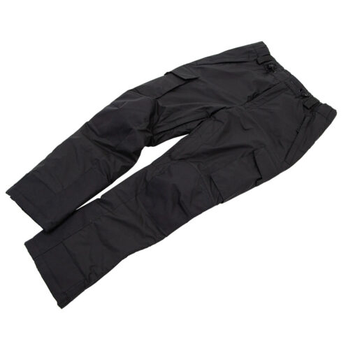 Ett par svarta Carinthia MIG 4.0 Trousers friluftsbyxor (herr)