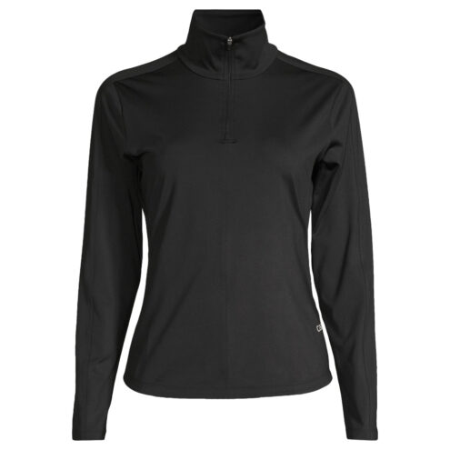 Casall Serene Half Zip Long Sleeve träningströja (dam) i en svart färg