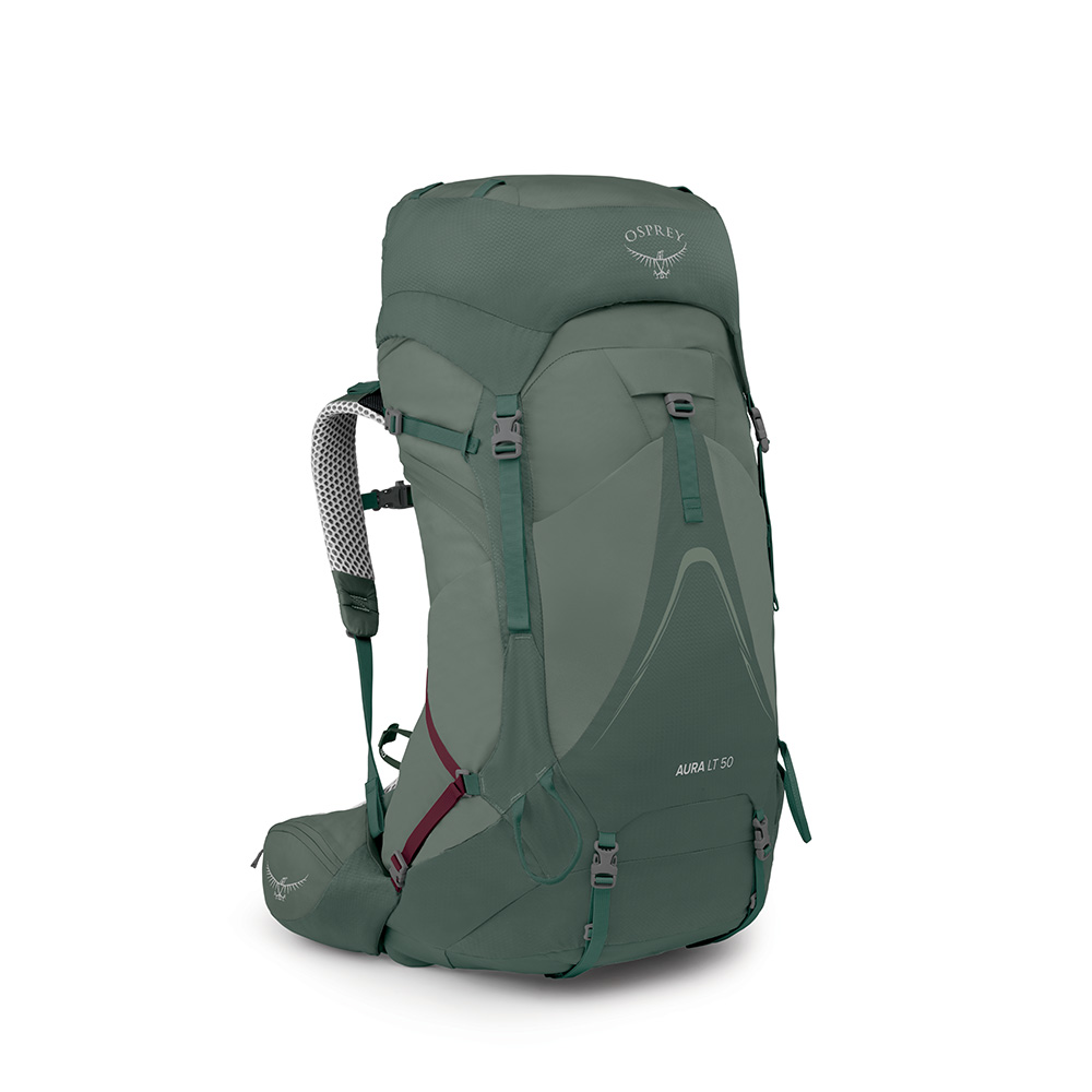 Osprey Aura AG LT 50L vandringsryggsäck (dam) - Koseret/Darjeeling Spring Green, XS/S