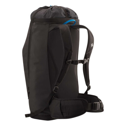 Baksida av Black Diamond Creek ryggsäck 35L