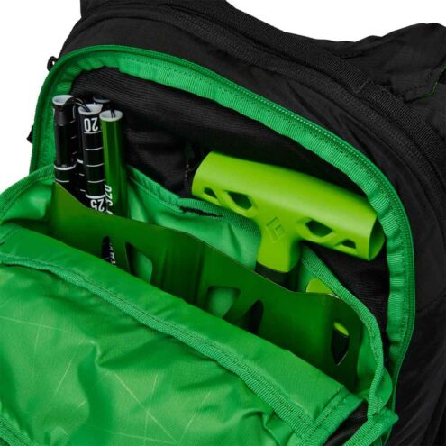 insida av Black Diamond Dawn Patrol ryggsäck 15L