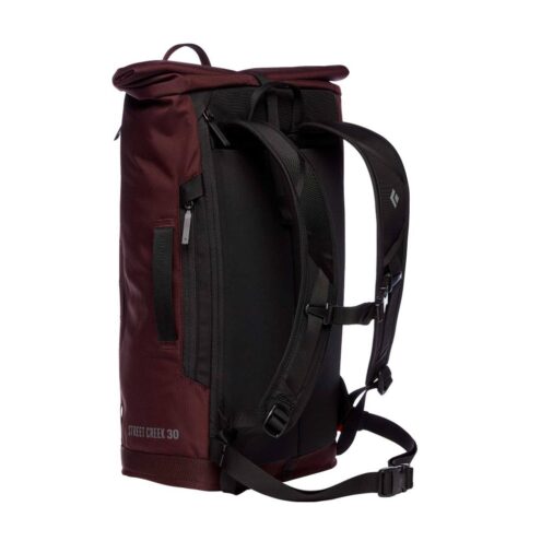 Bakisdan av Black Diamond Street Creek 30L Roll-Top ryggsäck